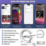 3in1 Alarm Clock Bluetooth Speaker Wireless Charger with RGB Light - Mainz Empire Pte Ltd