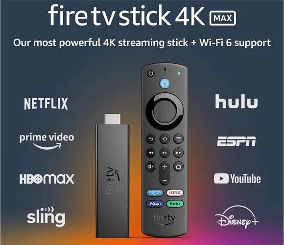 Amazon Fire TV Stick 4K/ 4K Max with Alexa Voice Remote