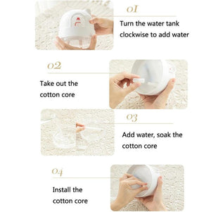 Snowman Humidifier Diffuser with Night Light - Mainz Empire Pte Ltd