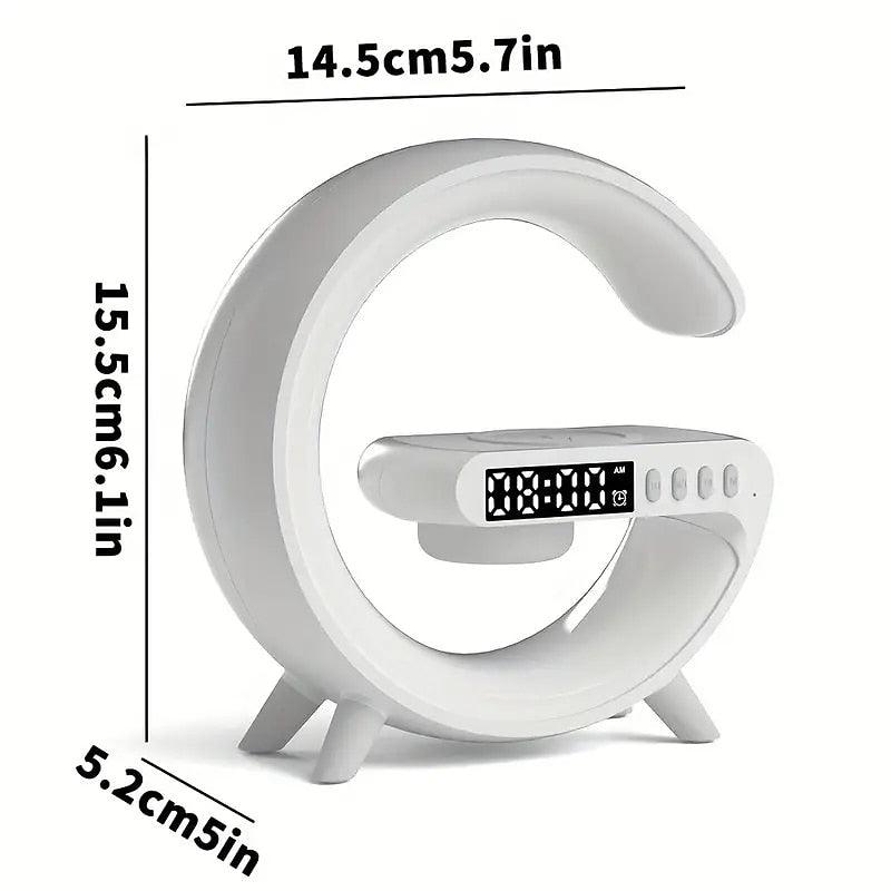 3in1 Alarm Clock Bluetooth Speaker Wireless Charger with RGB Light - Mainz Empire Pte Ltd