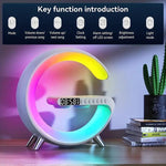 3in1 Alarm Clock Bluetooth Speaker Wireless Charger with RGB Light - Mainz Empire Pte Ltd