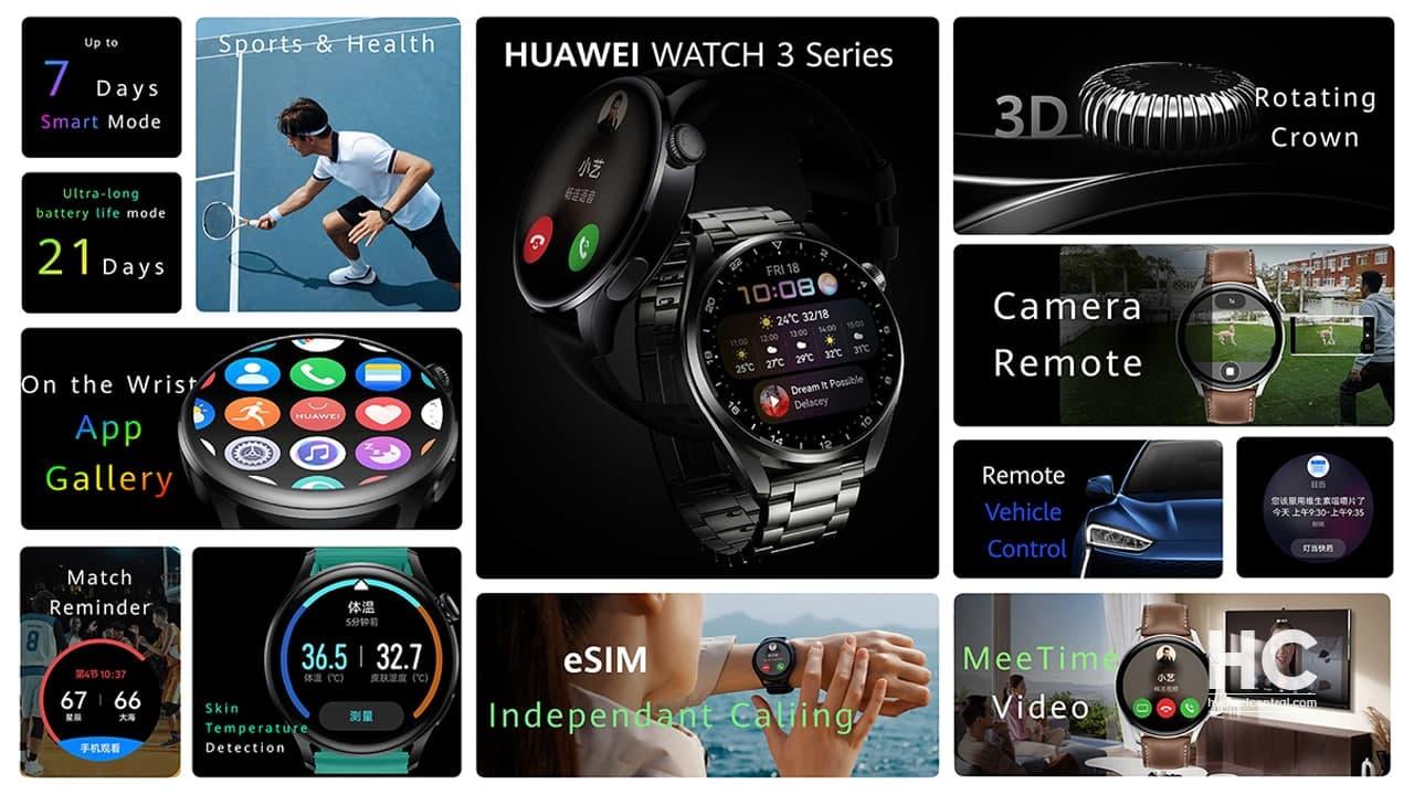 Huawei Watch 3 Pro/ Watch 3 Active/ Watch 3 Classic eSIM LTE 46mm - Mainz Empire Pte Ltd