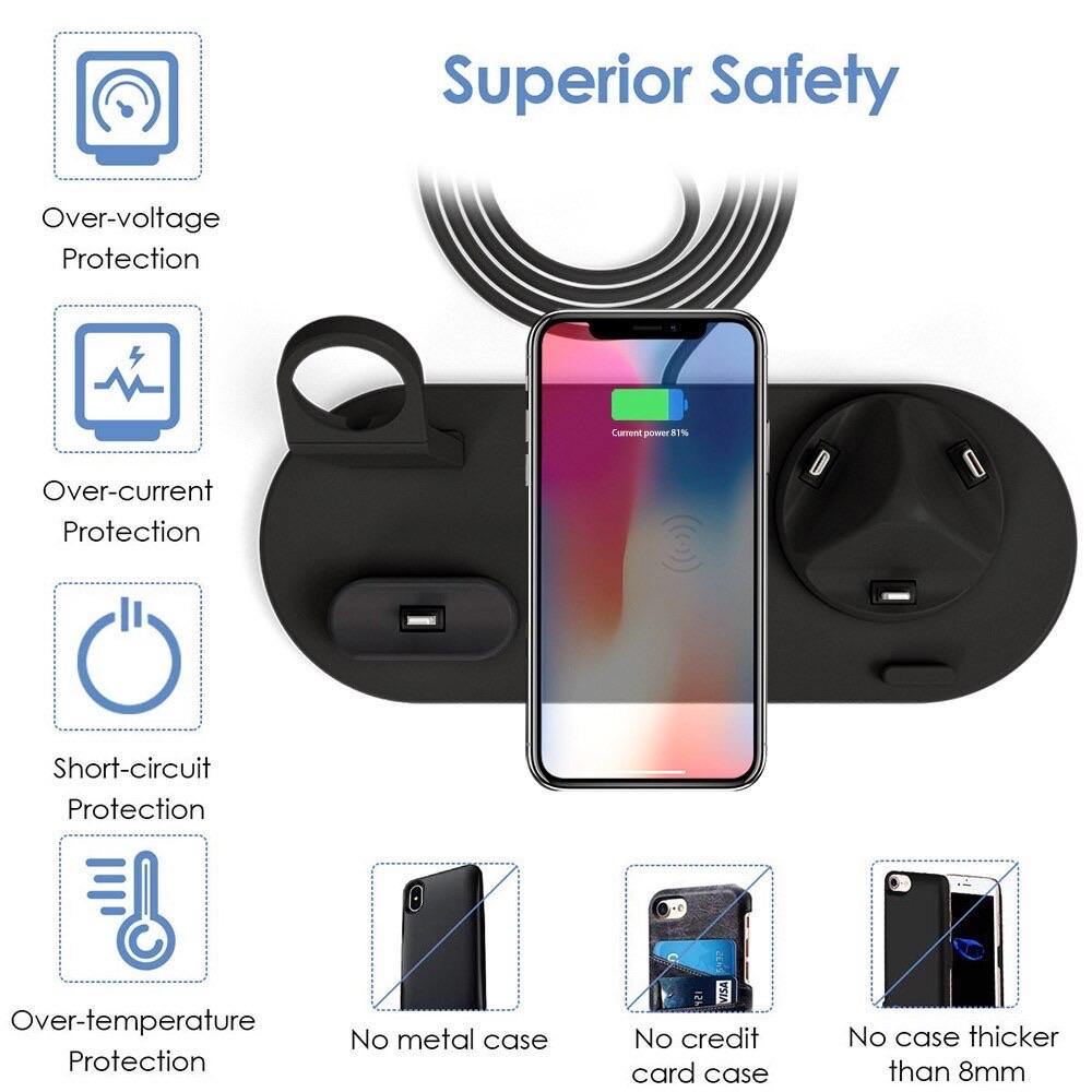 6 in 1 Wireless Charging Dock Station - Mainz Empire Pte Ltd