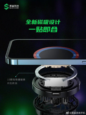 Xiaomi Black Shark Magnetic Cooler - Mainz Empire Pte Ltd