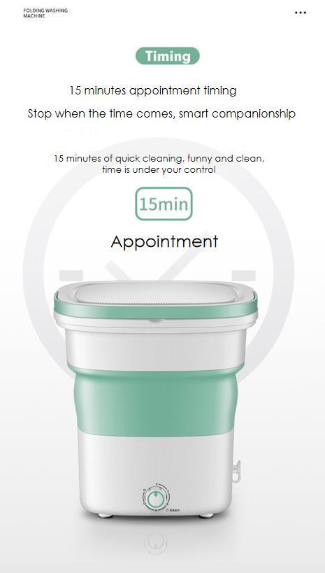 Folding semi-automatic ozone sterilizer mini washing machine - Mainz Empire Pte Ltd
