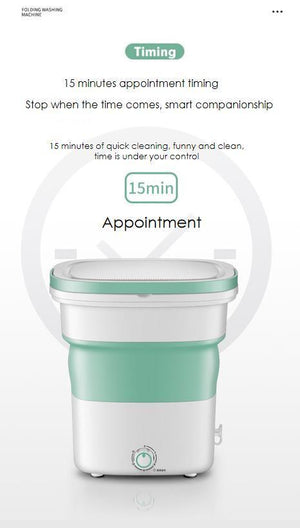 Folding semi-automatic ozone sterilizer mini washing machine - Mainz Empire Pte Ltd