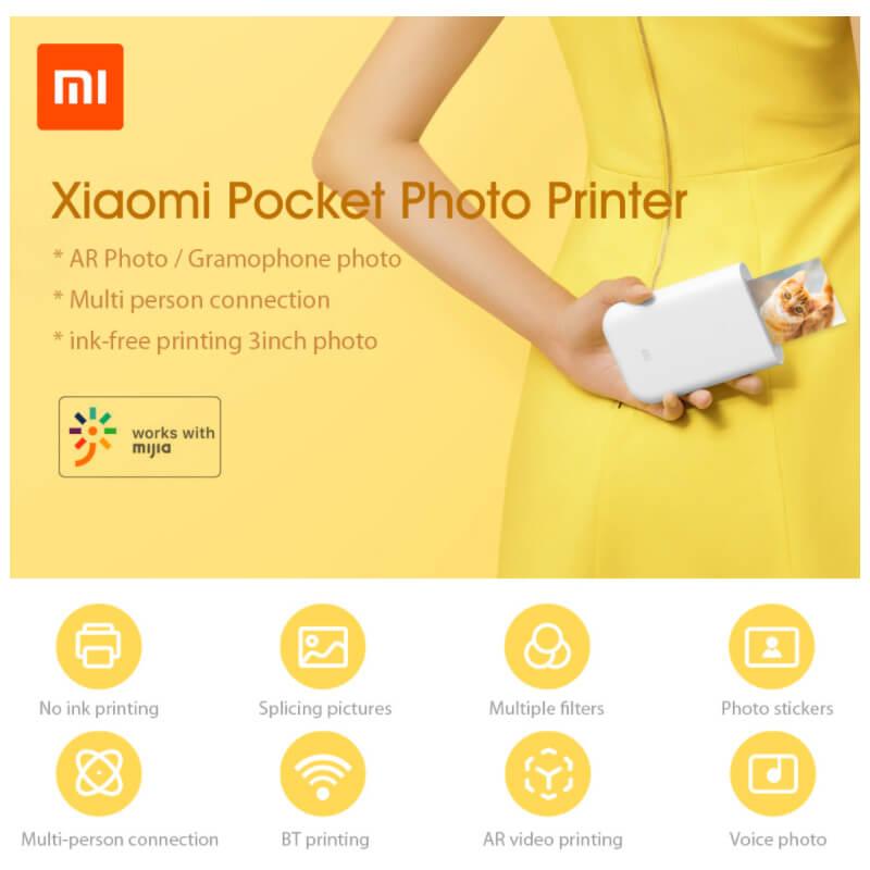 XiaoMi Portable Pocket Photo Printer - Mainz Empire Pte Ltd