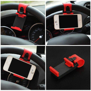 Universal Car Steering Wheel Phone Holder - Mainz Empire Pte Ltd
