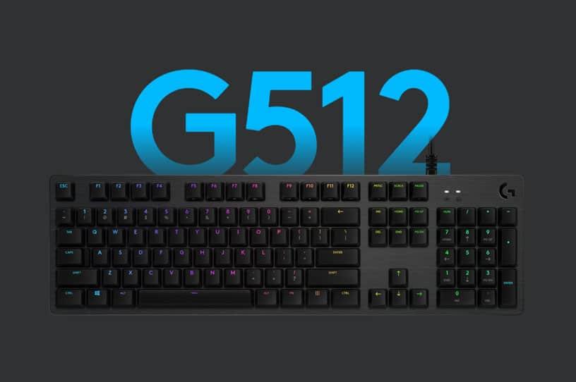 Logitech G512 Carbon RGB Mechanical Gaming Keyboard - Mainz Empire Pte Ltd