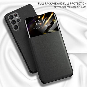 Samsung S22/S22+/S22 Ultra Front View Magnetic Smart Flip Case - Mainz Empire Pte Ltd