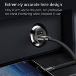 Baseus Mini Dual USB 3.1A Fast Charging Car Charger - Mainz Empire Pte Ltd