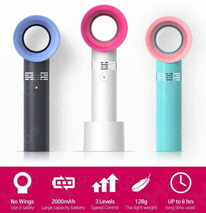 USB Bladeless Portable Handheld Fan (A Korean Innovation) - Mainz Empire Pte Ltd