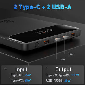 Baseus 100W Blade Series 20000mAh Fast Charging Power Bank - Mainz Empire Pte Ltd