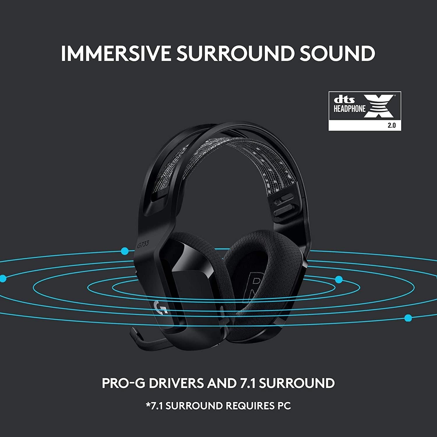 Logitech G733 LightSpeed Wireless Headset - Mainz Empire Pte Ltd