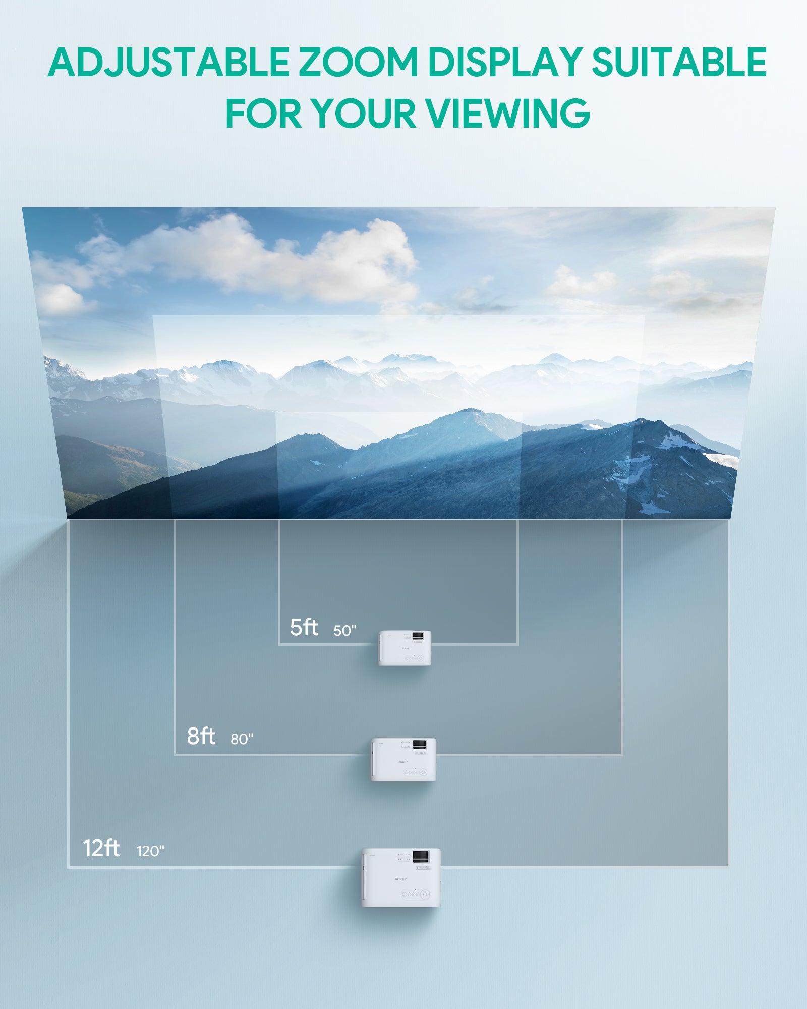 Aukey Wi-Fi Mini Projector - Mainz Empire Pte Ltd