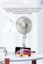 3-Speed USB Foldable Portable Telescopic Fan - Mainz Empire Pte Ltd