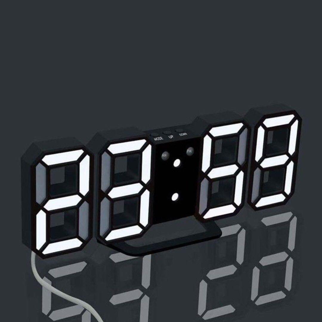 LED USB Minimalist Digital Clock with Alarm Function - Mainz Empire Pte Ltd