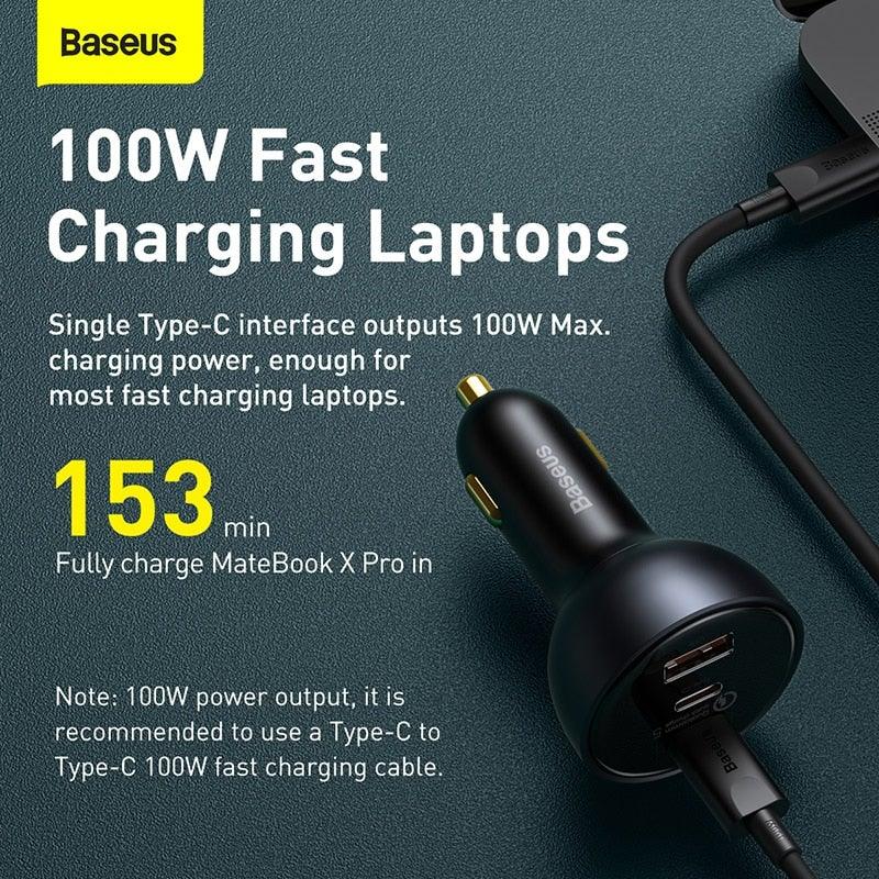 Baseus PD 100W USB Type C QC3.0 Charger - Mainz Empire Pte Ltd