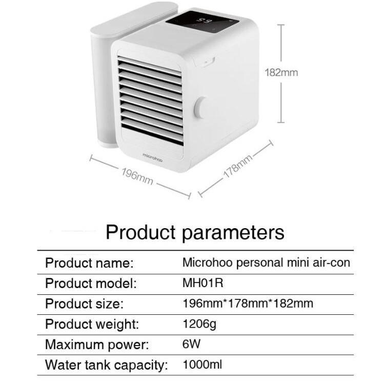 XiaoMi Microhoo 3 In 1 Mini Air Conditioner - Mainz Empire Pte Ltd