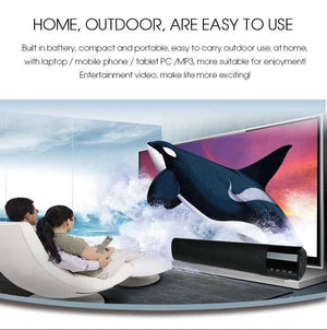 All in one Multifunctional Bluetooth Dual Speakers Soundbar with FM/AUX/USB/SDCARD function - Mainz Empire Pte Ltd