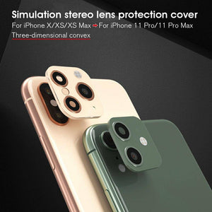 Alloy Camera Lens Protector Converter For iPhone X/XS/ XS MAX To iPhone 11 Pro/11 Pro MAX - Mainz Empire Pte Ltd