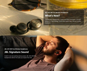 JBL Live 300 IPX5 Bluetooth Wireless Headset - Mainz Empire Pte Ltd