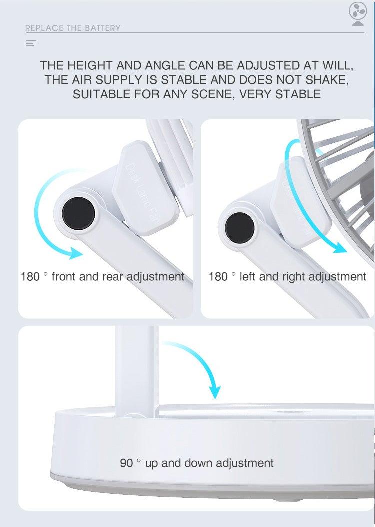 3-Speed USB Foldable Portable Telescopic Fan - Mainz Empire Pte Ltd