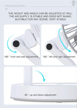 3-Speed USB Foldable Portable Telescopic Fan - Mainz Empire Pte Ltd