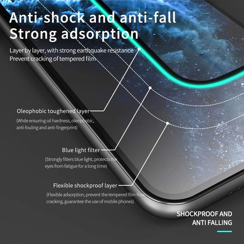 Privacy Luminous Full Coverage Tempered Glass Screen Protector for iPhone Models - Mainz Empire Pte Ltd