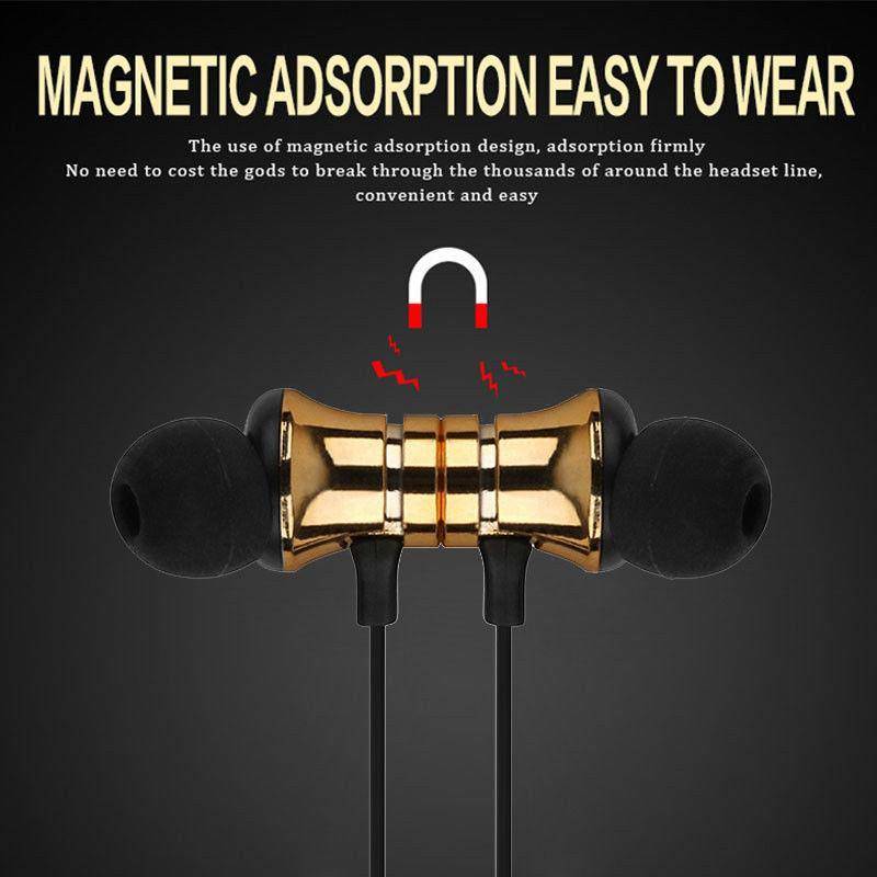 Sports Bluetooth Magnetic Earphones with Control Talk - Mainz Empire Pte Ltd