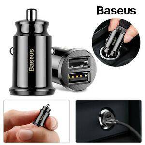Baseus Mini Dual USB 3.1A Fast Charging Car Charger - Mainz Empire Pte Ltd