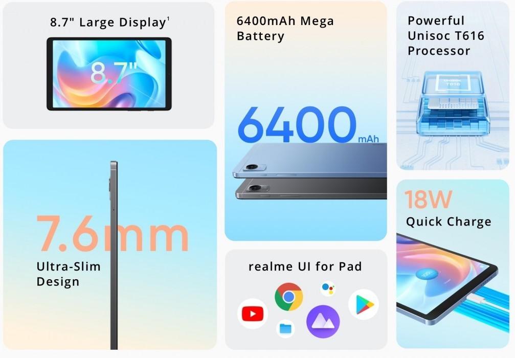 RealMe Pad Mini WIFI + LTE (3/32GB) - Mainz Empire Pte Ltd