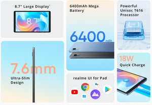 RealMe Pad Mini WIFI + LTE (3/32GB) - Mainz Empire Pte Ltd