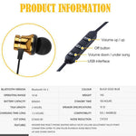 Sports Bluetooth Magnetic Earphones with Control Talk - Mainz Empire Pte Ltd