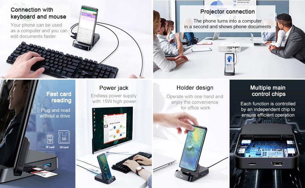 Baseus 7 IN 1 Type C Intelligent Hub Docking Station - Mainz Empire Pte Ltd