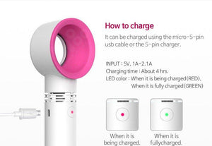 USB Bladeless Portable Handheld Fan (A Korean Innovation) - Mainz Empire Pte Ltd