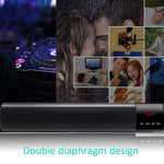 All in one Multifunctional Bluetooth Dual Speakers Soundbar with FM/AUX/USB/SDCARD function - Mainz Empire Pte Ltd